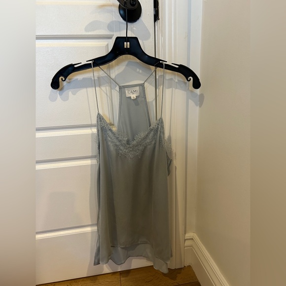 Cami NYC racer silk tank size small light blue - Picture 2 of 8